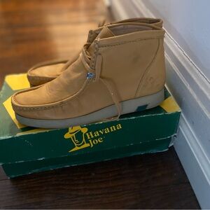 Men's Tan Leather Boots